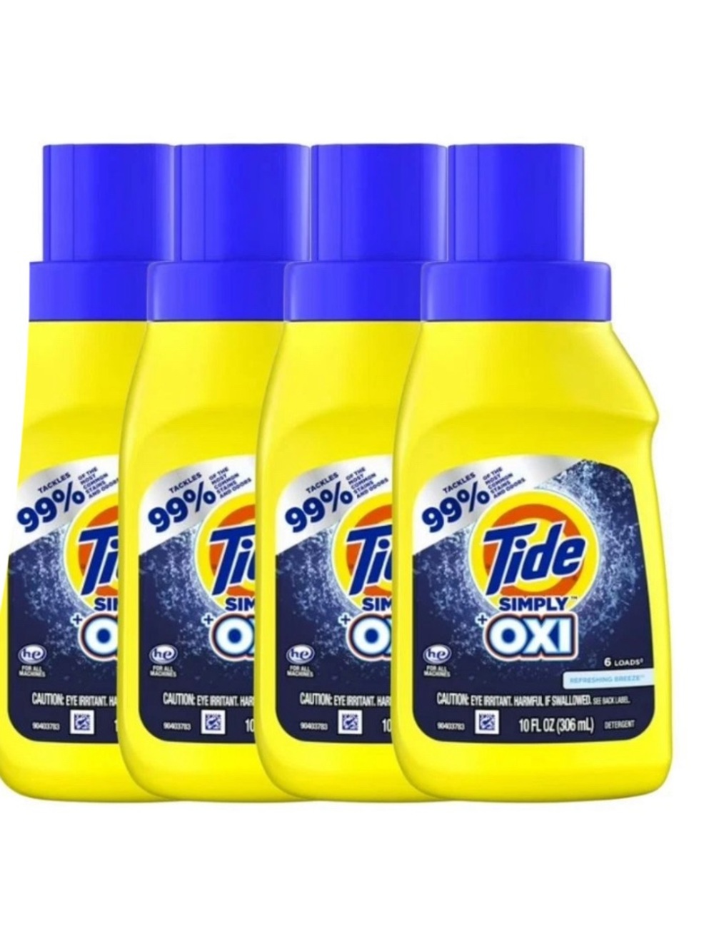 Tide Simply OXI Laundry Detergent - Yellow & Blue Bottles